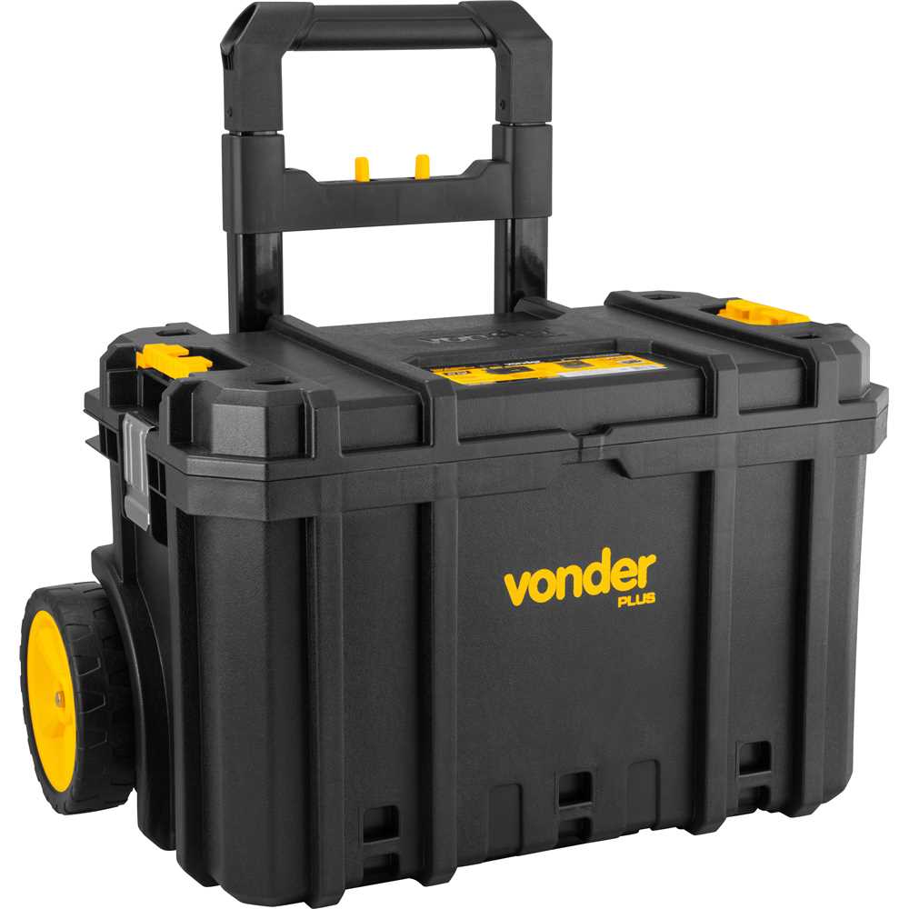 CAIXA PLASTICA PARA FERRAMENTAS CRV 700 COM RODAS VONDER PLUS