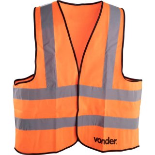 COLETE REFLEXIVO LARANJA SSEM BOLSO CV103 VONDER
