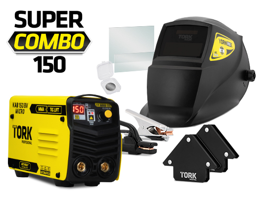 MAQUINA PARA SOLDA INV ELET/TIG 150A KAB150BV+KIT TORK