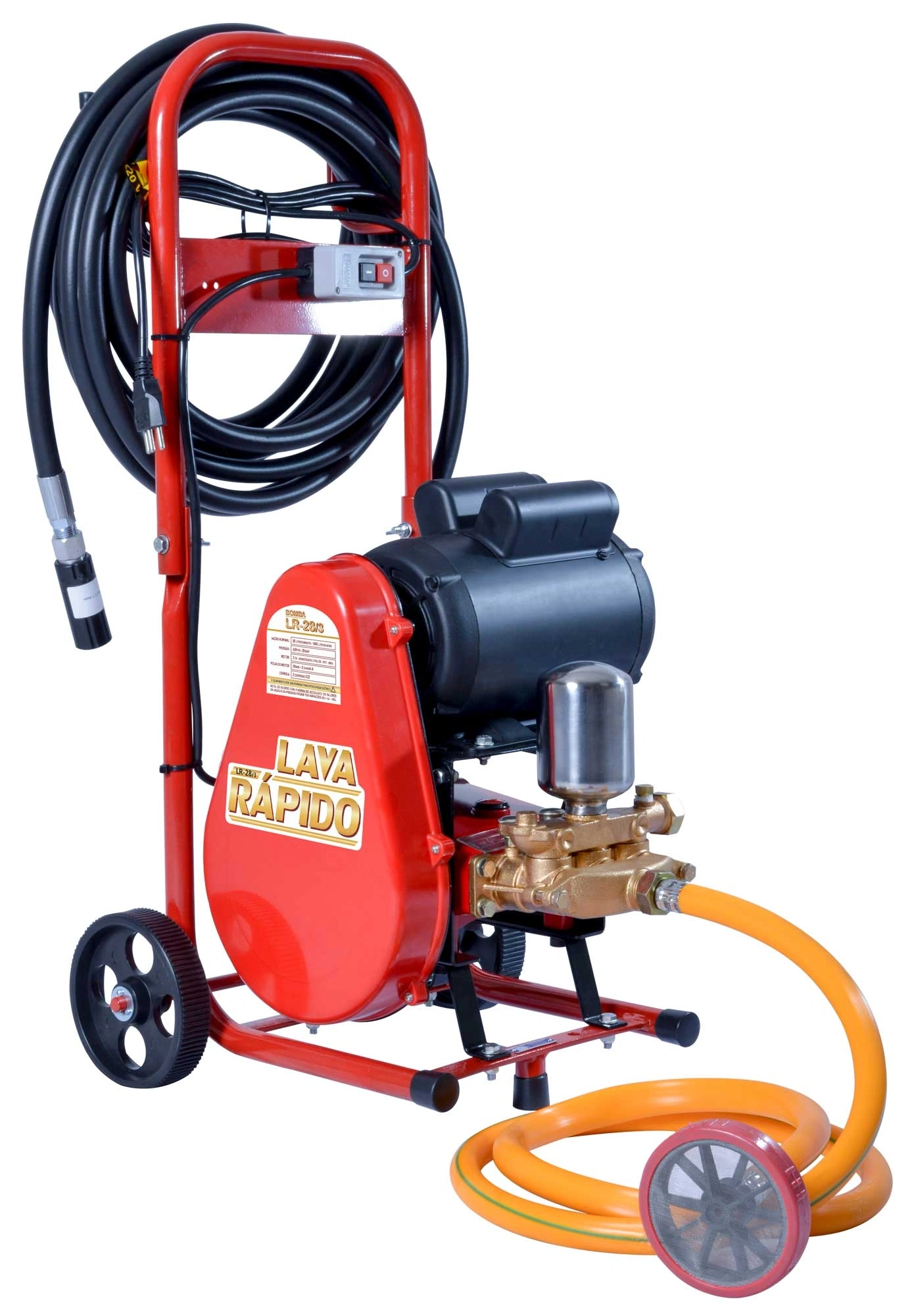 LAVADORA 3HP MONOFASICA COMPLETA LR-28/3 220V ZM BOMBAS