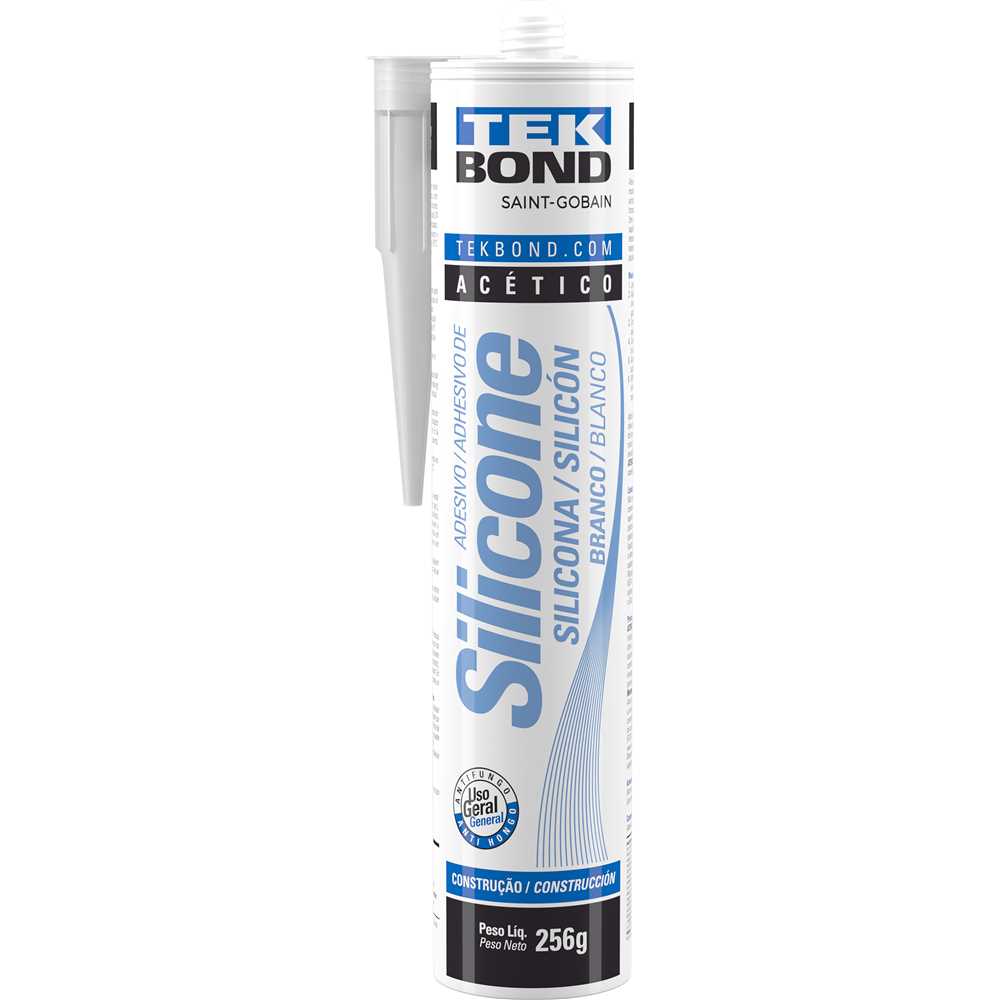 SILICONE BRANCO 256G TEKBOND
