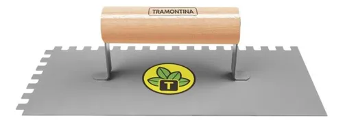DESEMPENADEIRA DE ACO DENTADA 120X240MM 77371/125 TRAMONTINA