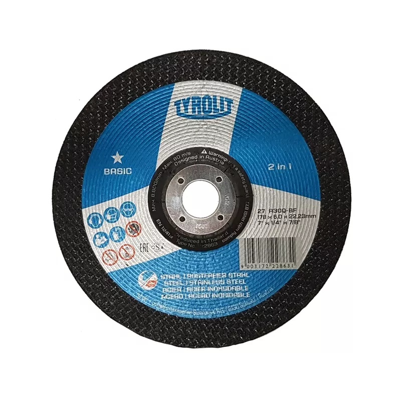 DISCO DE DESBASTE 180X6,0MM 7X1/4