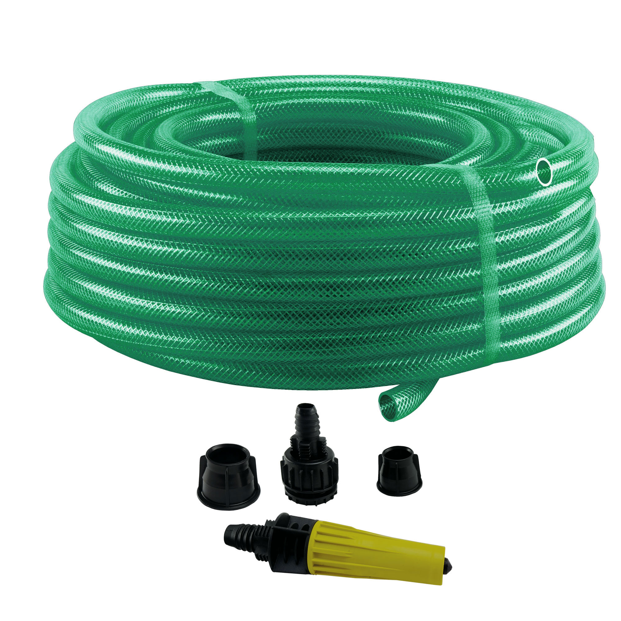 MANGUEIRA PARA JARDIM 10M VERDE SLIM COM ENG+ESG FORCELINE