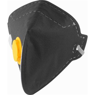 RESPIRADOR PFF2 COM VÁLVULA PRETO VONDER
