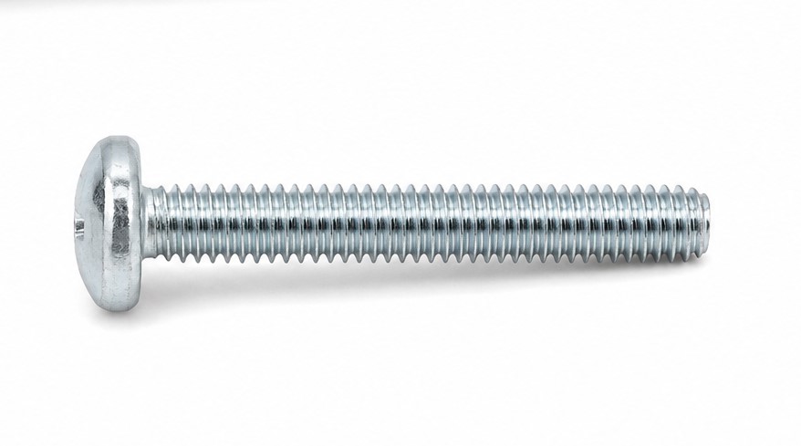 PARAFUSO MÁQUINA CABEÇA PANELA PHILLIPS 3/16X3/8 ZINCADO BRANCO