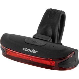 LANTERNA RECARREGÁVEL TRASEIRA PARA BICICLETA VONDER