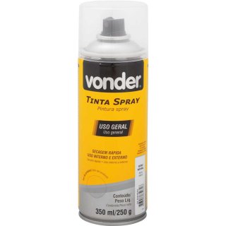 TINTA SPRAY VERNIZ USO GERAL 350ML VONDER
