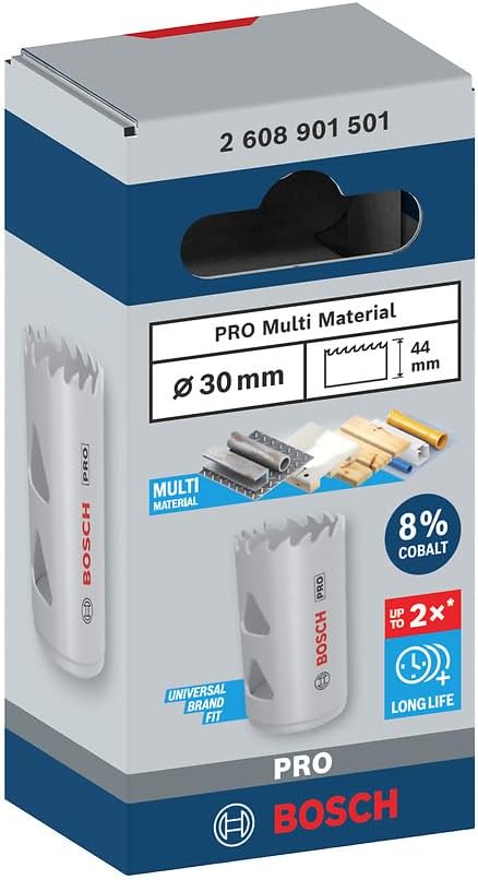 SERRA COPO 030MM 8% COBALTO MULTI MATERIAL BOSCH