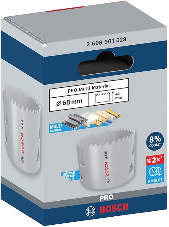 SERRA COPO 068MM 8% COBALTO MULTI MATERIAL BOSCH