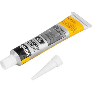 BORRACHA DE SILICONE ACÉTICO CINZA 50 G  VONDER