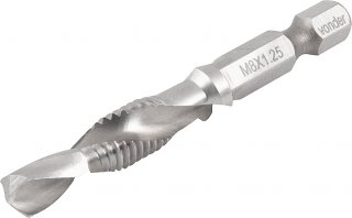 BROCA/MACHO AÇO RÁPIDO M8X1,25MM COMBINADA VONDER