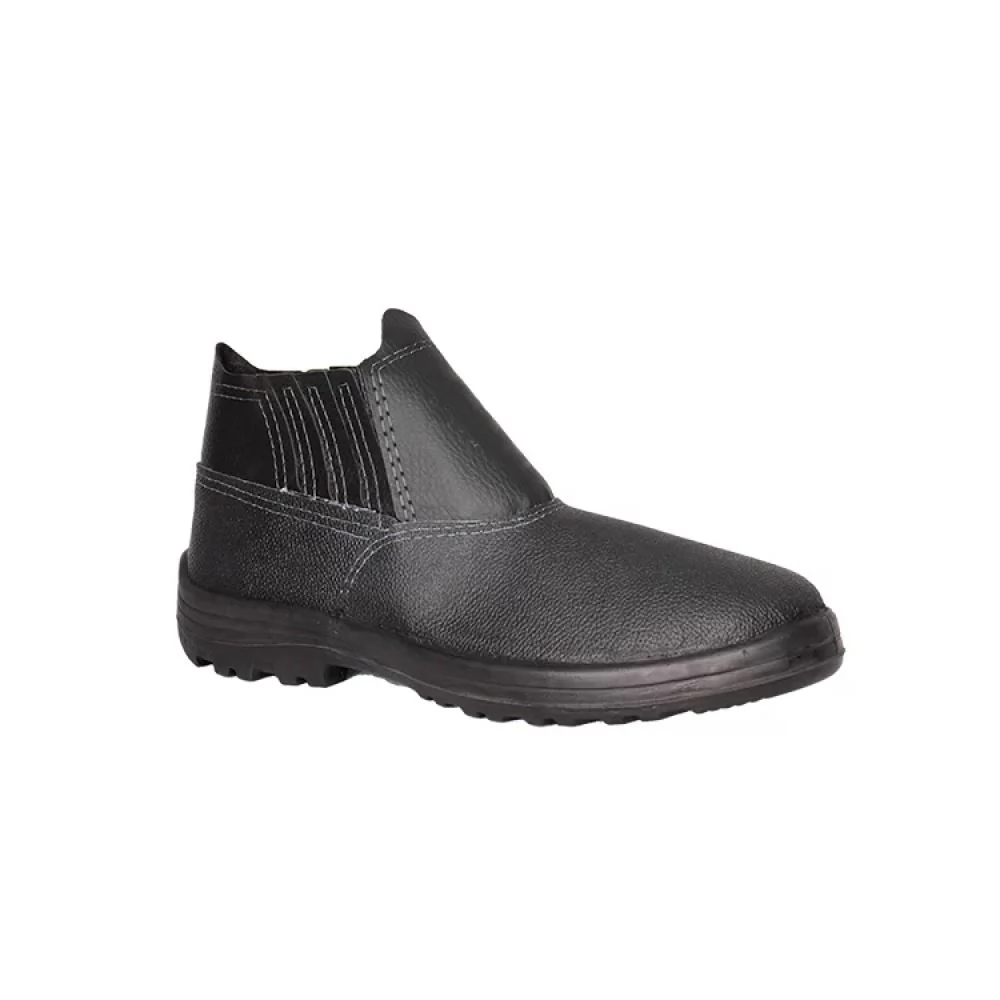 BOTA DE COURO SEM BICO MONODENSIDADE ELASTICO 44 IMBISEG