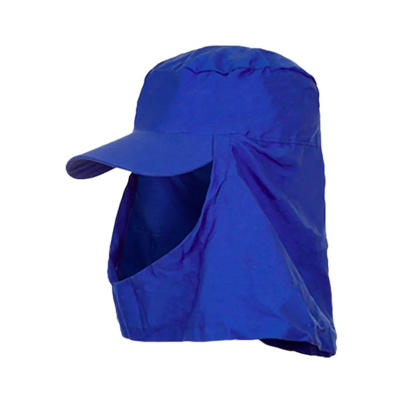 TOUCA ARABE BRIM AZUL COM ABA FECHAMENTO EM VELCRO BRASCAMP