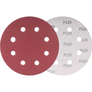 DISCO DE LIXA COSTADO EM PLUMA 180MM GRÃO 120 PARA LIXADEIRA LPV 750 PACOTE COM 10 VONDER