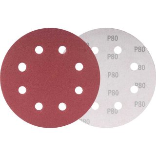 DISCO DE LIXA COSTADO EM PLUMA 180MM GRÃO 80 PARA LIXADEIRA LPV 750 VONDER PACOTE COM 10 VONDER