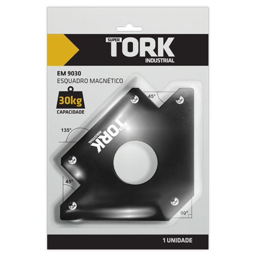 ESQUADRO MAGNETICO 30KG PARA SOLDA TRIANGULAR TORK