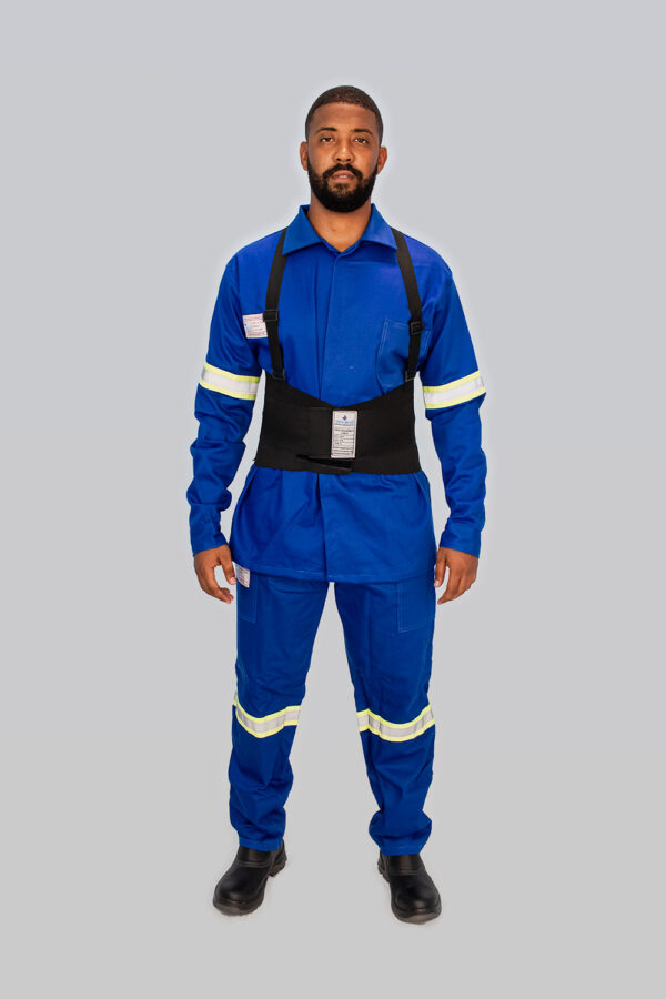 CINTA ERGONÔMICA LOMBAR COM SUSPENSORIO TAMANHO M VITÓRIA MARTINS