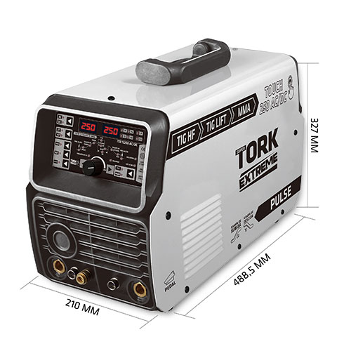 MÁQUINA PARA SOLDA INVERSORA TIG/ELET 250A ITE-12250-ACDC-220V TORK