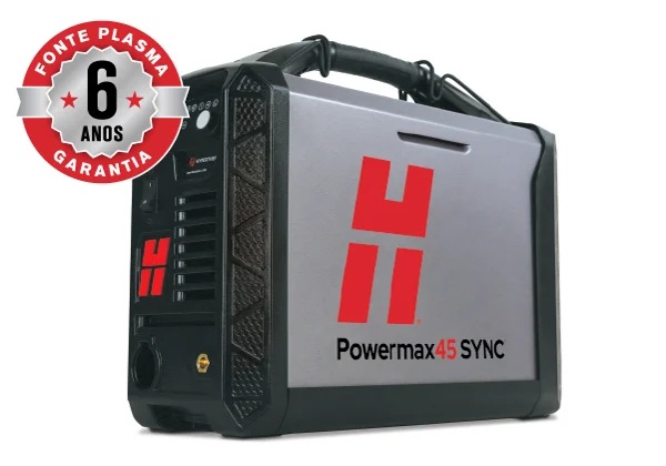 MÁQUINA PARA CORTE PLASMA 45A POWERMAX45 SYNC CSA HS HYPERTHERM