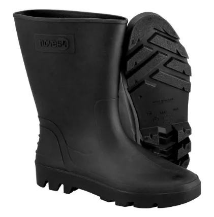 BOTA DE PVC SEM FORRO 39 PRETA NOVE54