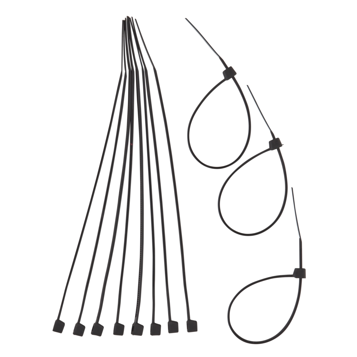 ABRAÇADEIRA DE NYLON 04,8X400 PRETA PACOTE COM 100 EDA