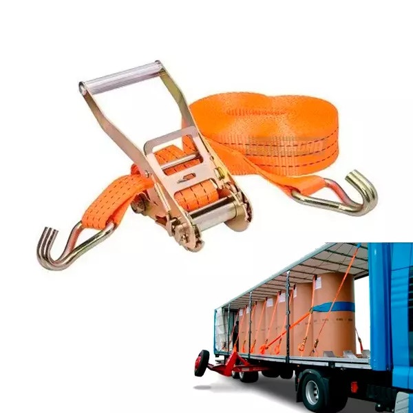 CINTA PARA AMARRAÇÃO COM CATRACA 03,0TX50MMX09M LARANJA MULTFITAS