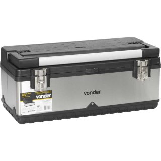 CAIXA PLÁSTICA/INOX PARA FERRAMENTAS BAÚ CBI025 6105000250 VONDER