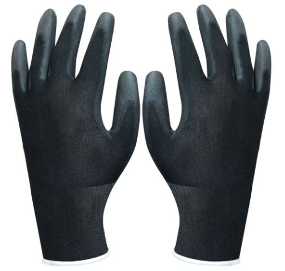 LUVA DE NYLON COM REVESTIMENTO EM POLIURETANO TAMANHO 10 CA 37816 PLASTCOR