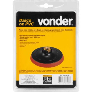 DISCO DE BORRACHA COM VELCRO 127MM 5