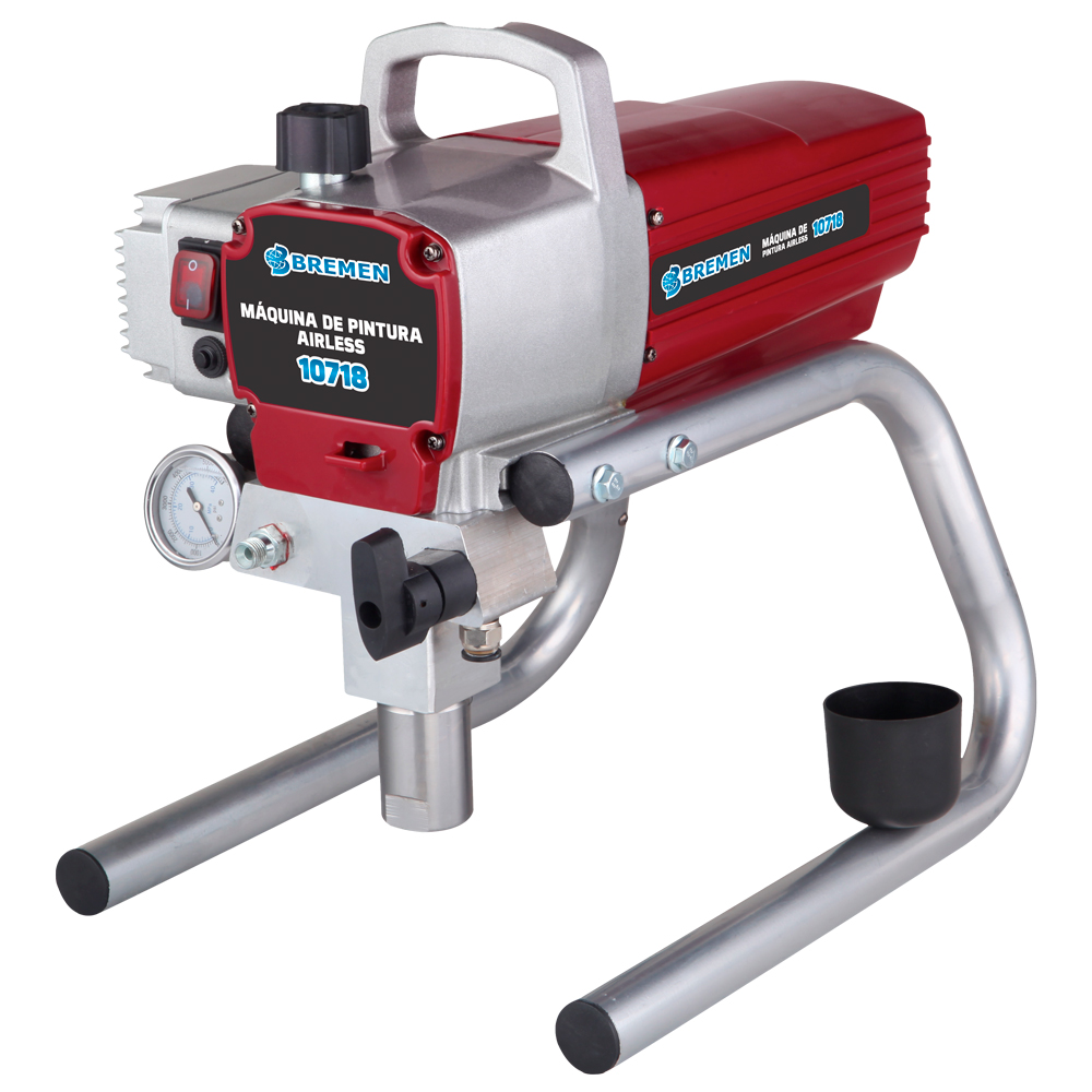 MÁQUINA PARA PINTURA AIRLESS 1,2HP COM PISTOLA  10718 220V BREMEN