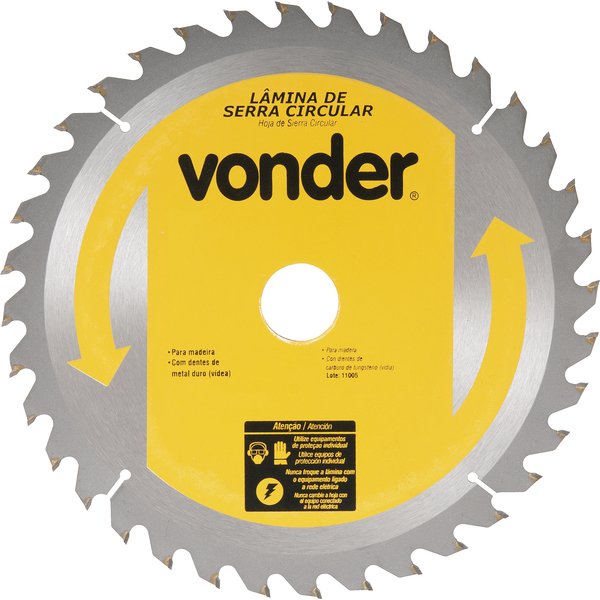 DISCO PARA SERRA CIRCULAR COM VID 400MM 48 DENTES VONDER