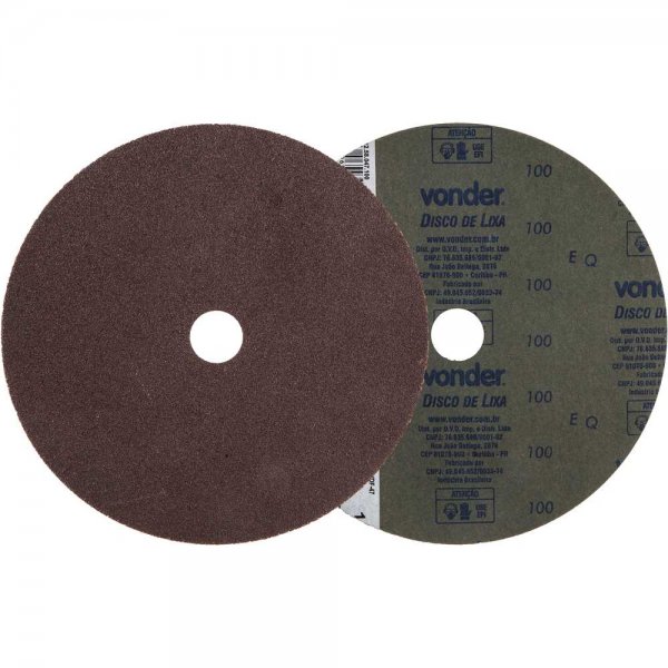 DISCO DE LIXA 180X22MM GRÃO 100 VDF-47 VONDER