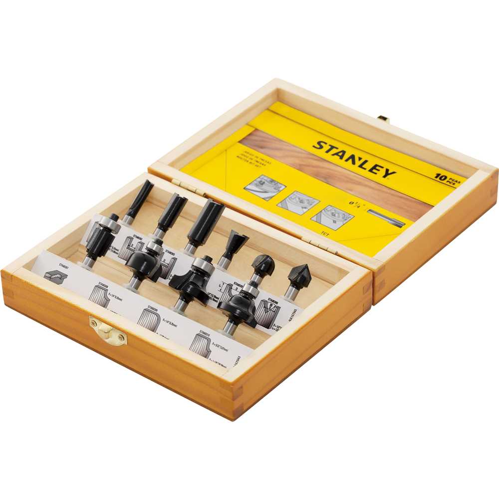 JG FRESA C/10 PC HASTE 1/4