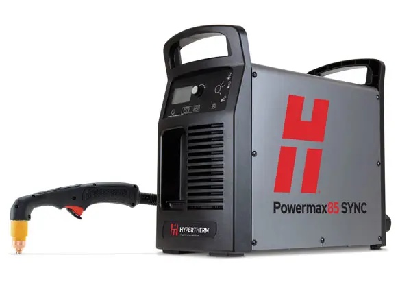 MÁQUINA PARA CORTE PLASMA 85A POWERMAX85 SYNC CSA CPC COM TOCHA 7,6M MECANIZADA HYPERTHERM