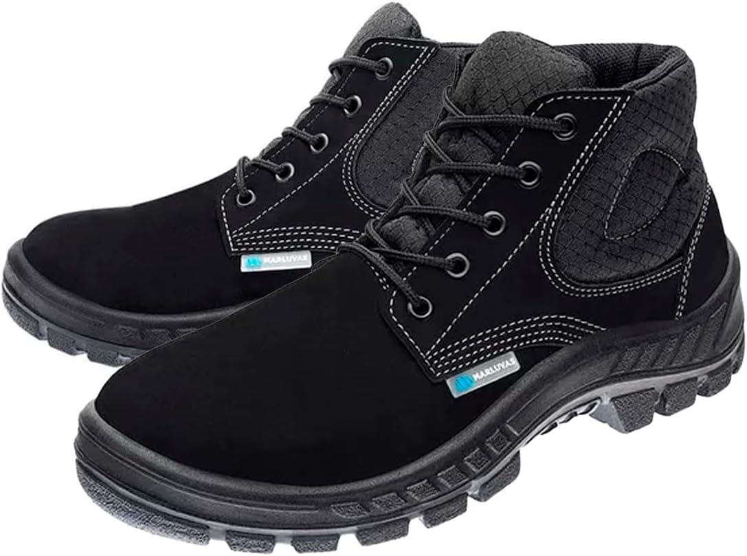 BOTA NUBUCK BICO DE PLÁSTICO 44 50B26 CADARÇO 700457-44 PRETO MARLUVAS