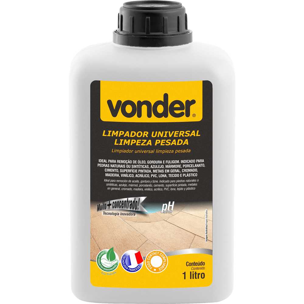 LIMPADOR UNIVERSAL PARA LIMPEZA PESADA 1L VONDER
