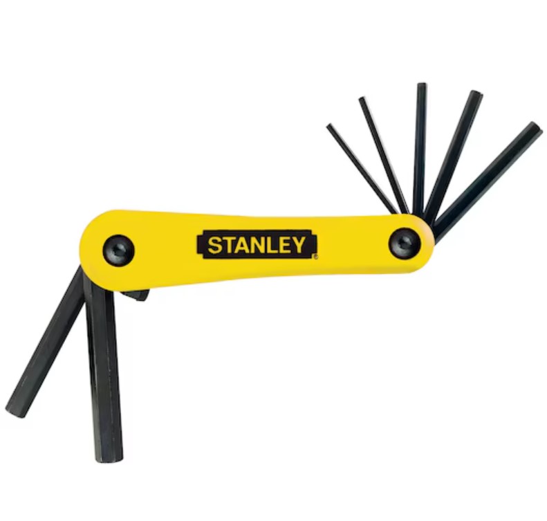 JOGO DE CHAVE ALLEN CANIVETE 2,5-10MM COM 7 PEÇAS STANLEY