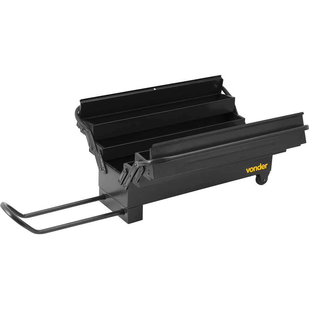 CAIXA METÁLICA PARA FERRAM 5 GAVETAS 60CM COM RODAS VONDER