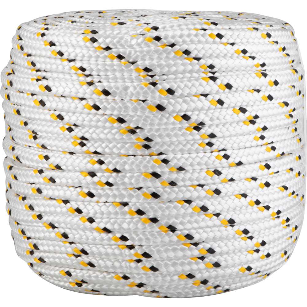 CORDA PP TRANCADA 12,0MM ROLO C/110M BRANCA VONDER
