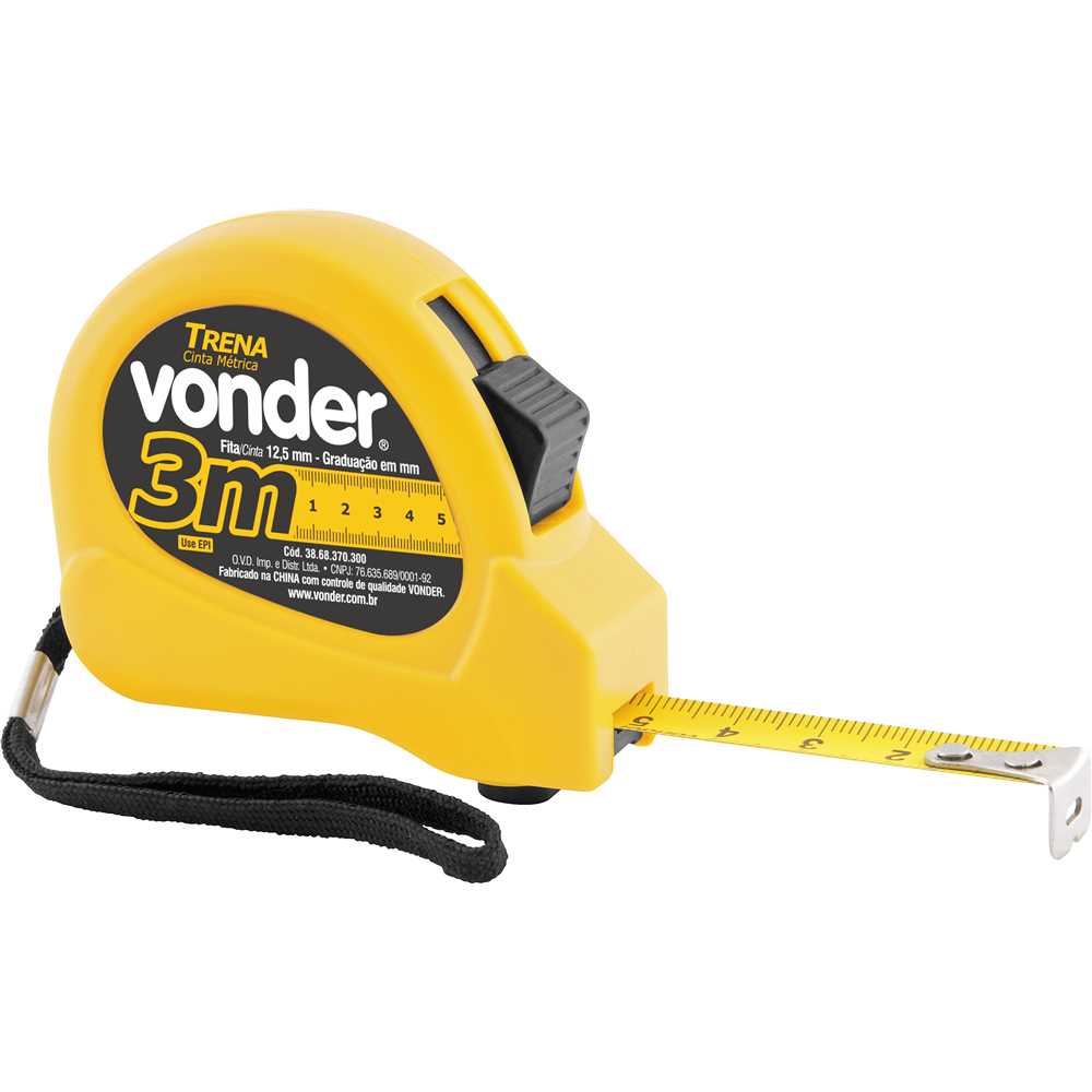 TRENA 3MX12,5MM AÇO 3868370300 VONDER