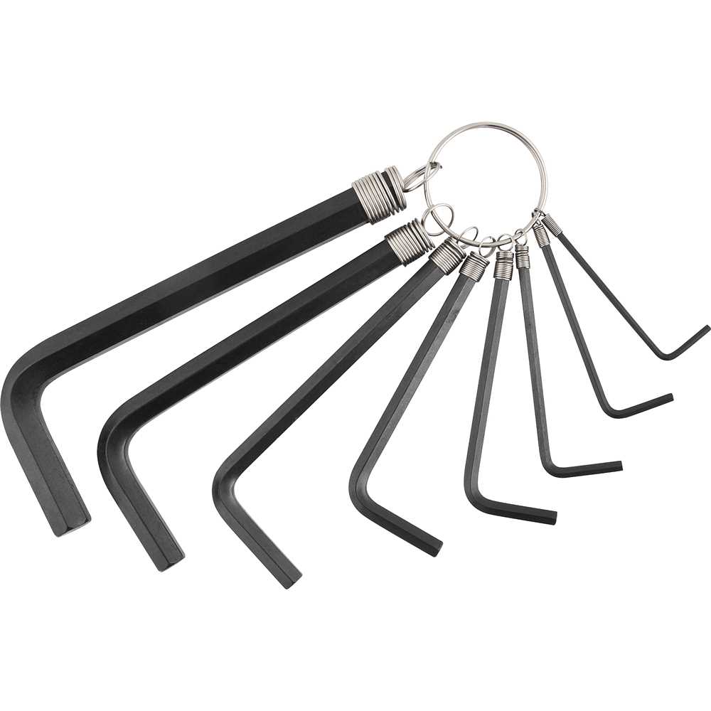 JOGO CHAVE ALLEN 2,0X10MM 8 PEÇAS  COM ARGOLA CRV VONDER