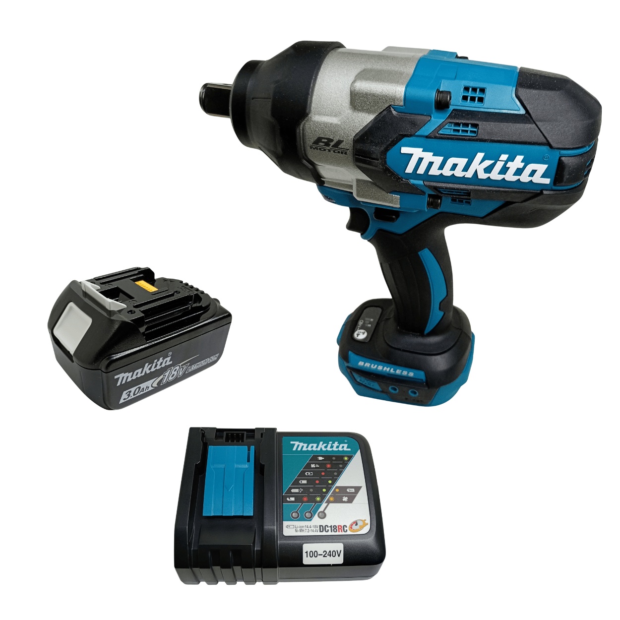 CHAVE DE IMPACTO A BATERIA 18V COM ENCAIXE 3/4