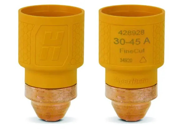 CARTUCHO SMARTSYNC 30-45A PARA CORTE FINECUT AMARELO HYPERTHERM