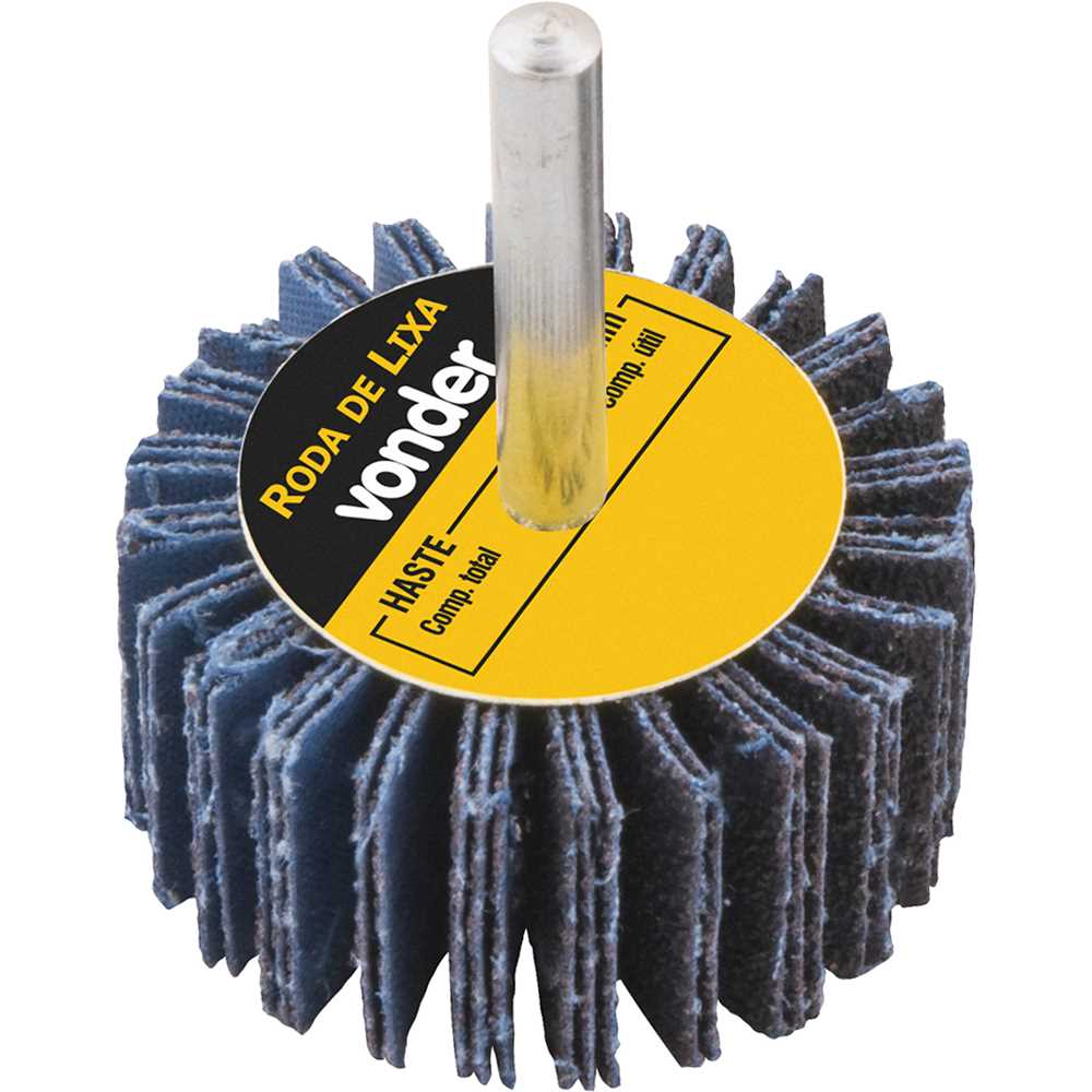 RODA LIXA 60X20MM GRÃO 60 VONDER
