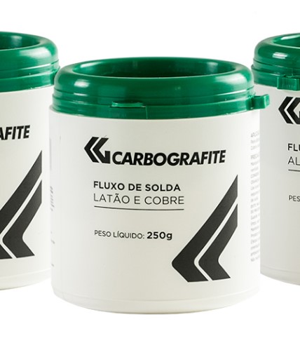 FLUXO DE SOLDA PARA LATÃO E COBRE 250G CARBOGRAFITE