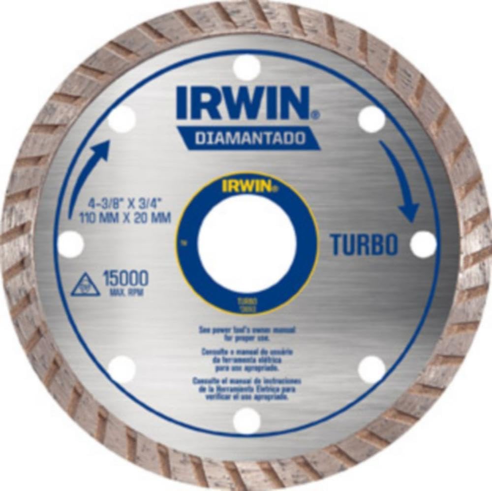 DISCO DIAMANTADO 110X20MM TURBO IRWIN