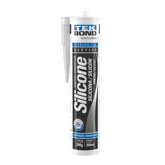 SILICONE PRETO 280G TEKBOND