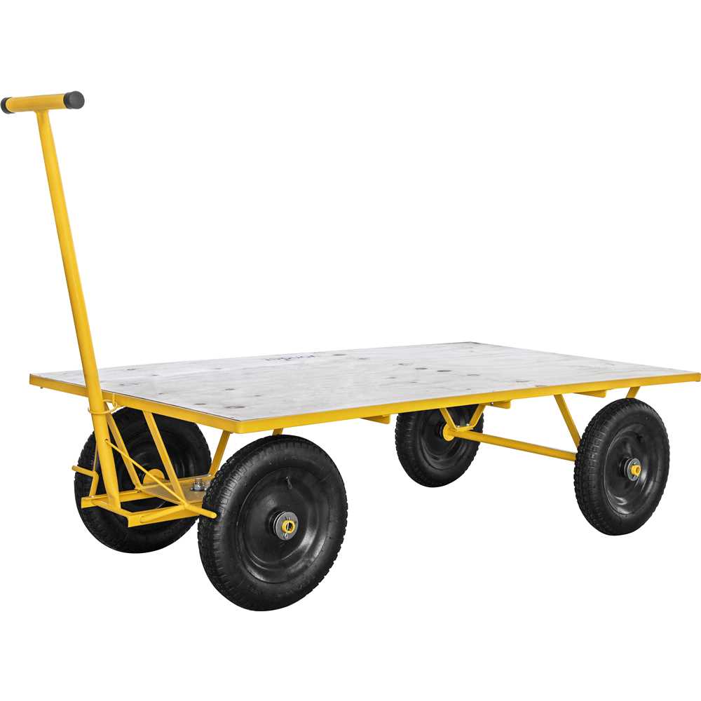 CARRO PLATAFORMA ASSOALHO DE MADEIRA 600KG COM 2 PEÇAS PNEU COM CÃMARA VONDER