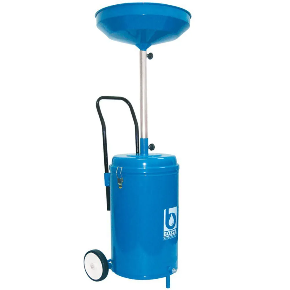 COLETOR PARA OLEO 30L COM CARRINHO 6011C BOZZA